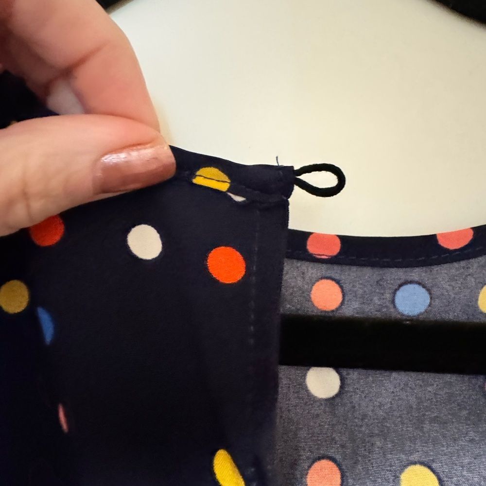 Polka Dot Sleeveless Maxi Dress - Picture 6 of 10